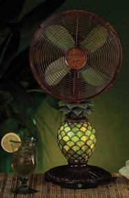 img 2 attached to DecoBREEZE Oscillating Tiffany Circulator Pineapple