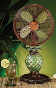img 1 attached to DecoBREEZE Oscillating Tiffany Circulator Pineapple