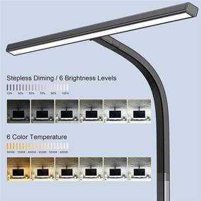 img 1 attached to 💡 EppieBasic LED Desk Lamp: Stylish and Adjustable Office Lighting for Maximum Productivity