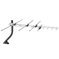 optimized outdoor tv antenna 📺 with mounting pole by amazon basics logo