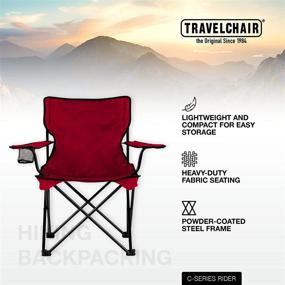 img 3 attached to TravelChair C Series Rider Chair Blue Outdoor Recreation