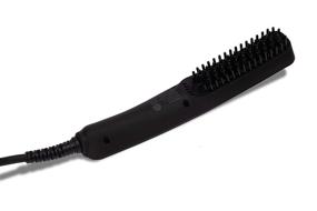 img 1 attached to 🔥 KUSCHELBÄR PRO Heated Beard Straightener Brush by MASC Jeff Chastain - Enhanced Styling with Arched Comb, Longer Cord, 3D Heated Plate, 3 Temperature Settings, Auto Turn-Off