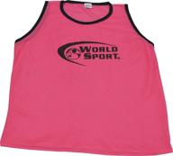 world sport youth scrimmage vests logo