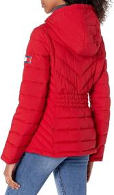 img 2 attached to Tommy Hilfiger Stretch Packable Crimson Women's Clothing for Coats, Jackets & Vests