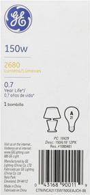 img 2 attached to 💡 GE Soft White Specialty Bulb, 150 Watts, 1 ct: Exceptional Illumination for Your Unique Lighting Needs