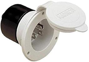 img 1 attached to 💡 ParkPower 15 Amp Power Inlet – White (Model 150BBIW.RV)