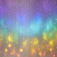 fefelightup rainbow curtain lights fairy lights unicorn (rainbow fantasy) логотип