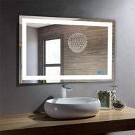 🔆 gllavori 32x24 inch led lighted wall mounted bathroom vanity mirror: high lumen, adjustable color temperature, anti-fog, dimmable, vertical/horizontal, waterproof logo