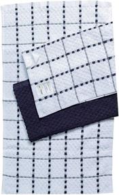 img 2 attached to 👉 Ultimate Value Pack: Avalon Kitchen Dish Towels Set of 14 - Premium 15x25 Inches - Highly Absorbent and Durable Tea Towels for Multipurpose Use in Kitchen and Home (Black)