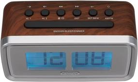 img 2 attached to ⏰ Jensen JCR-232 Brown Clock Radio