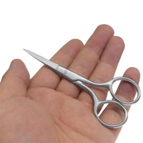 img 1 attached to Motanar Professional Grooming Scissors Stainless Shave & Hair Removal in Men's