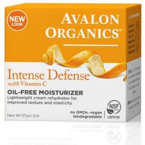 img 1 attached to 🍊 Avalon Organics Intense Defense: Oil-Free Moisturizer with Vitamin C- Pack of 3, 2 oz Each