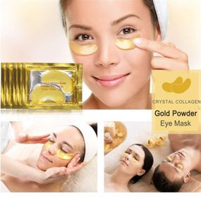 img 3 attached to 👁️ 24K Golden Eye Recovery Mask - Set of 20 Under Eye Collagen Patches for Dark Circles, Puffy Eyes, and Wrinkles