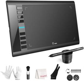 img 4 attached to UGEE M708 Graphics Drawing Tablet: 10x6 Inch Large Tablet for Paint, Design, and Art Creation Sketch