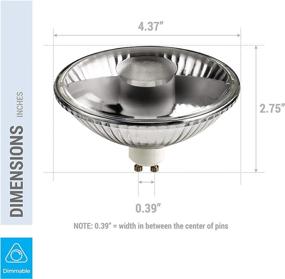 img 2 attached to 💡 High-Performance 75R111 GU10 FL 75 Watt Reflector: Enhance Lighting and Save Energy