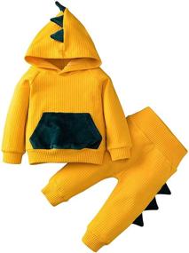 img 4 attached to 👶 Boys' Clothing Sets: Newborn Toddler Sweatsuit Clothing in Clothing Sets