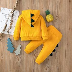 img 2 attached to 👶 Boys' Clothing Sets: Newborn Toddler Sweatsuit Clothing in Clothing Sets