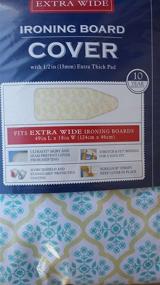 img 2 attached to 🛏️ J&amp;J Home Fashion Extra Wide 18-49 Protective Cover with Padding