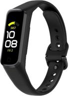 📱 compatible bands for samsung galaxy fit 2 - sport band replacements for women and men - wristband accessories for galaxy fit2 smart watch logo