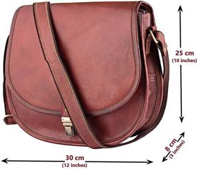 img 3 attached to Urban Leather Crossbody Shoulder Handbags