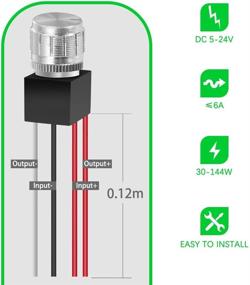 img 3 attached to 🚗 GreenClick 12V Dimmer Switch - Ultimate Control for LED Lights in RVs, Autos, Trucks, Boats, and Strip Lighting