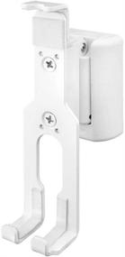 img 4 attached to 🔊 Cavus Speaker Wall Mount for Sonos ONE: Swivel, Tilt, and Secure Wall Bracket - CMSOW-Single White