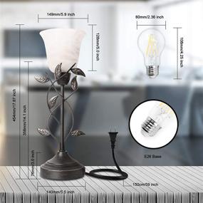 img 3 attached to Bedside Dimmable Nightstand Charging Detailed