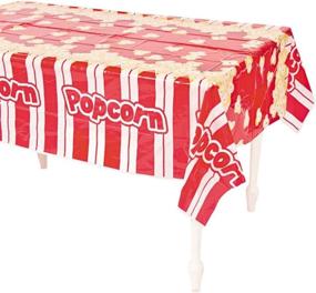 img 1 attached to Plastic Popcorn Table Cover 1 Pack