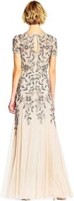 img 3 attached to Adrianna Papell Womens Floral Beaded Women's Clothing in Dresses