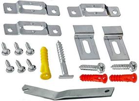 img 1 attached to 🔧 High-Quality 10 Pack Wood Frame T-Screw Security Hangers + Wrench