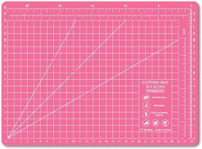 img 1 attached to 🔳 A4 Eco Friendly Self Healing Cutting Mat (Pink) - Colorful 12L x 9W Inch (300 x 220 mm)