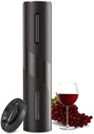 🍷 cokunst electric wine opener with foil cutter - battery operated corkscrew remover for wine lovers gift home kitchen party bar wedding logo