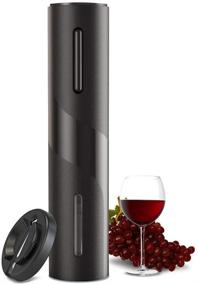 img 4 attached to 🍷 COKUNST Electric Wine Opener with Foil Cutter - Battery Operated Corkscrew Remover for Wine Lovers Gift Home Kitchen Party Bar Wedding