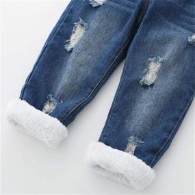 img 2 attached to 👕 Ameyda Kids Fleece Winter Boys' Clothing and Jeans for Toddlers