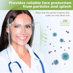 img 2 attached to 👓 Crystal Clear Anti-Fog Glasses: Reusable Protective Eyewear