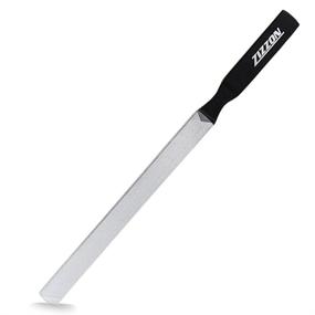 img 4 attached to ZIZZON Professional Grade Stainless Steel 4-Sided Nail File, 7-Inch Length