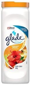 img 3 attached to 🌺 Glade Carpet and Room Refresher, Home, Pet, and Smoke Deodorizer, Hawaiian Breeze, Tropical Mist Scent, 32 Oz (Pack of 6)