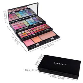 img 1 attached to 💄 SHANY Classy & Sassy All-in-One Makeup Kit: 24 Eye Shadows, 18 Lip Glosses, 2 Blushes, 1 Bronzer, Mirror & Applicators