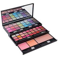 💄 shany classy & sassy all-in-one makeup kit: 24 eye shadows, 18 lip glosses, 2 blushes, 1 bronzer, mirror & applicators logo