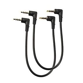 img 4 attached to MMNNE 2Pack 10Inch 4 Pole 3 5Mm Portable Audio & Video for MP3 & MP4 Player Accessories