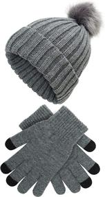 img 4 attached to Muryobao Womens Winter Knitted Beanie