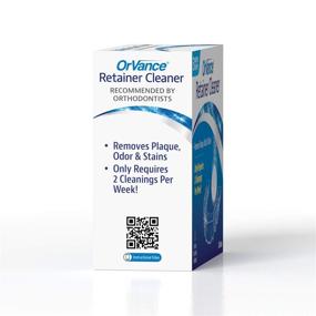 img 1 attached to Таблетки для очистки ретейнеров OrVance (3-месячный запас) - требуется всего 2 очистки в неделю; удаляет запахи, пятна, зубной налет для Invisalign, ночного шинирования и съемных зубных аппаратов.