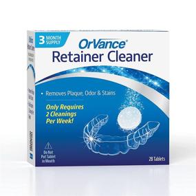 img 3 attached to Таблетки для очистки ретейнеров OrVance (3-месячный запас) - требуется всего 2 очистки в неделю; удаляет запахи, пятна, зубной налет для Invisalign, ночного шинирования и съемных зубных аппаратов.