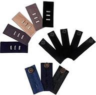 👖 skylety waistband extender set - elastic waist extenders for pants, jeans, skirts, trousers (set 1, 13 pieces) logo