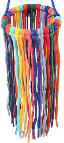 img 4 attached to Colorful Cotton Parrot Toy for Large Aglets: Quaker, Macaw, African Grey, Cockatoo - 51213 Heaven Bonka Bird Toys