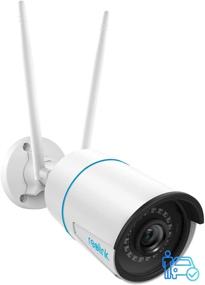 img 4 attached to 📷 Камера безопасности на открытом воздухе Reolink RLC-510WA - 5МП HD двухдиапазонный WiFi, умные уведомления о персонах/транспорте, обнаружение движения, ночное видение, водонепроницаемость IP66 - Камера безопасности для дома 2.4ГГц/5ГГц.