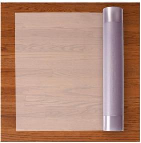 img 4 attached to Resilia Premium Floor Protector: Easy-to-Clean, Heavy Duty Vinyl for Hardwood Floors