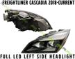 freightliner cascadia 2018 current headlight 564 46001l logo