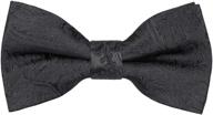 alizeal adjustable strapped pre-tied green bow ties for boys - stylish accessories logo