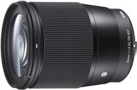 📷 sigma 402963 16mm f/1.4 dc dn современный объектив для micro four thirds, черный - высококачественный широкоугольный объектив для камер micro four thirds логотип